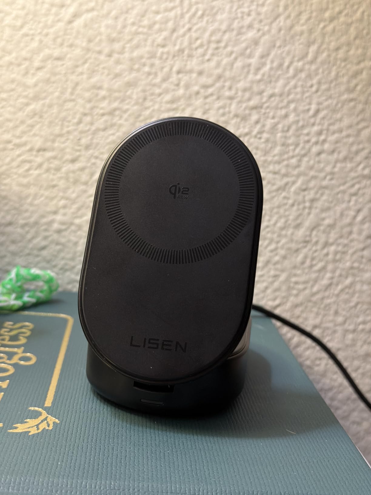 LISEN [Ultra-Fast 25W] 3-in-1 Charging Station for Apple, Qi2.2 25W Foldable Wireless MagSafe Charger Stand for iPhone 17/16/15/14/13 Pro Max, Apple Watch&AirPods, Travel Portable with 45W Adapter customer photo 2