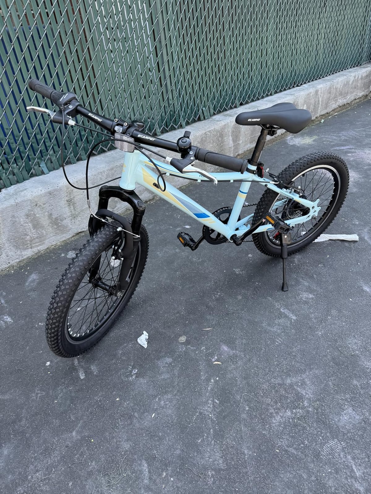 20 Inch Kids' Bike, Boys Girls Mountain Bike Ages 8-12, 7 Speed Teenager Children Kids' Bicycles, Front Suspension Disc Brake Rear V-Brake, High Steel Frame customer photo 2