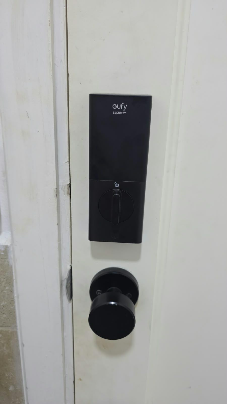 eufy Security Smart Lock C220 Front Door Handle Set, Keyless Entry Deadbolt | Fingerprint Keypad Door Lock with Handle, Built-in Wi-Fi, App Control, Up to 8-Month Battery, IP53 Waterproof, BHMA Certified customer photo 2