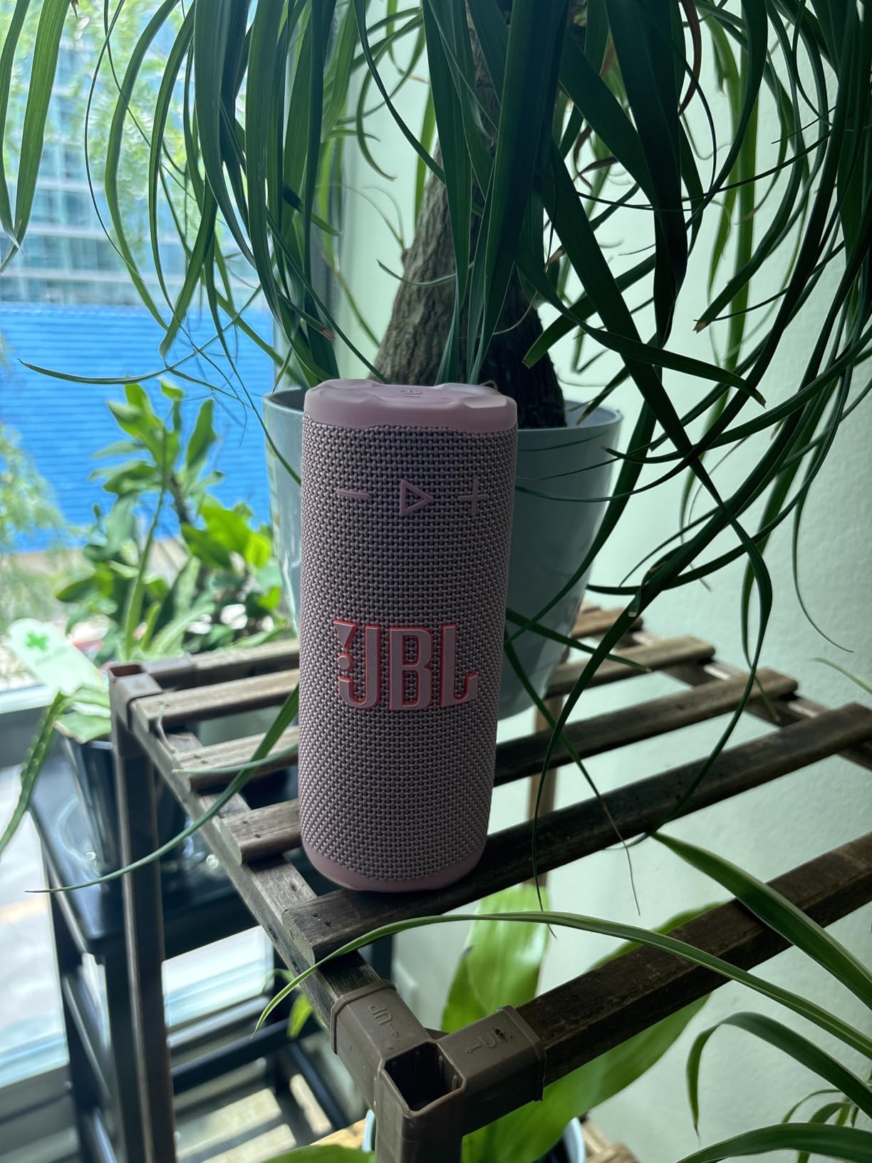 JBL Grip Portable Bluetooth Speaker, Waterproof, Ambient Light - Teal customer photo 2