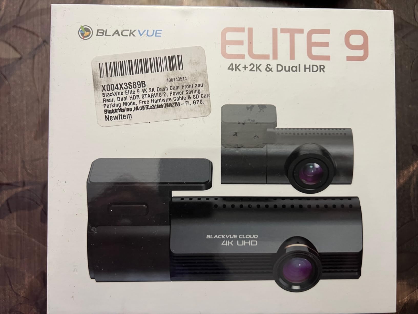 BlackVue Elite 9, 4K+2K Dash Cam Front and Rear, STARVIS 2, HDR, Free 64GB | Hardwire Cable Included, Wi-Fi, GPS, 24H Parking Mode, App Control, Cloud Connectivity, Supports up to 1TB micro SD customer photo 1