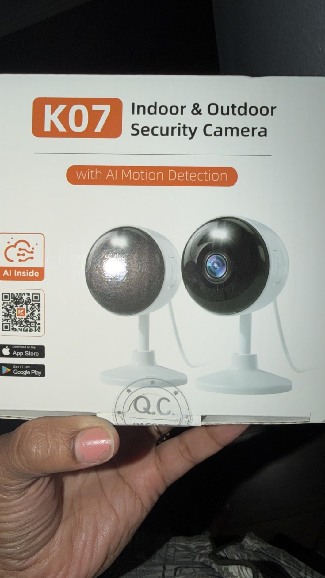 2K Security Cameras 4 Pack, Home Cameras Indoor/Outdoor for Baby/Pet | 5G & 2.4G WiFi Camera for Dog/Cat/Nanny Monitoring, 2-Way Audio, Color Night Vision, 24/7 Local Recording, Works with Alexa customer photo 1