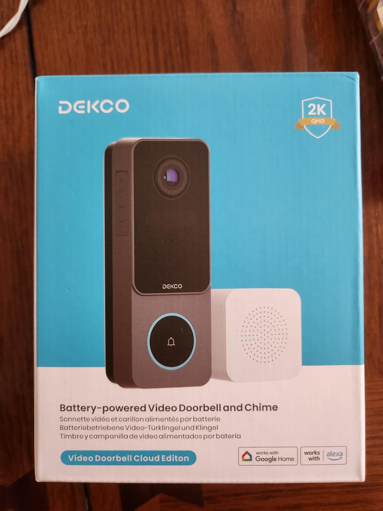 DEKCO 2K Wireless Video Doorbell Camera, Head-to-Toe View | 170° Wide Angle, Battery Powered, PIR Motion & AI Human/Package Detection, Voice Changer, Cloud Storage Edition customer photo 2