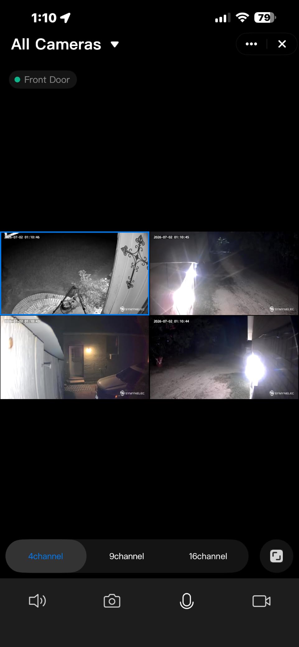 SYMYNELEC 2K Solar Security Cameras Wireless Outdoor, 2-Pack | No Monthly Fee, 100% Wire-Free, Color Night Vision, PIR Person Detection, IP65 Waterproof, Compatible with Alexa, 2.4GHz WiFi customer photo 2