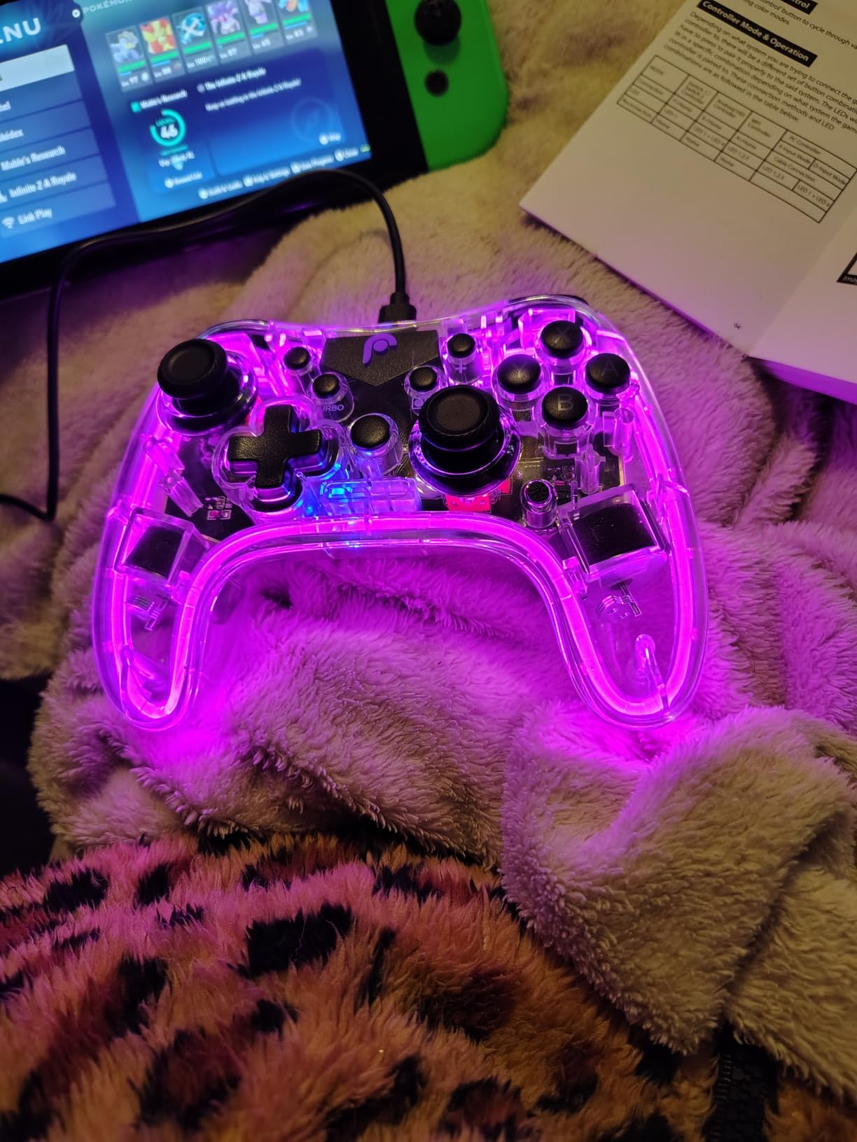Fosmon 2.4G Wireless Gaming Controller with Hall Effect Triggers For PC | Bluetooth Pro Controller with USB Dongle and Programmable Buttons for Switch 2/1/Lite/OLED/Windows PC/Steam Deck/Android/iOS customer photo 1