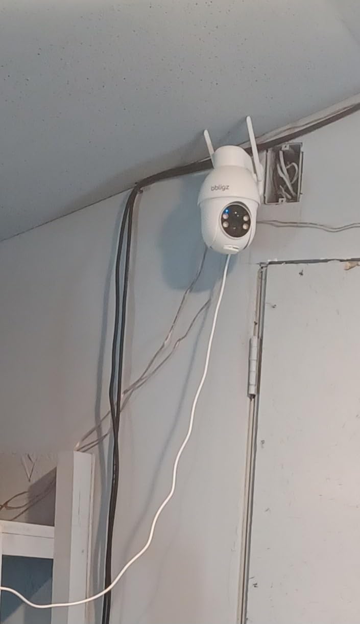 4MP Cameras for Home Security, 64GB Local Storage, No Subscription | Solar Powered, 360 PTZ Surveillance, 5G & 2.4G WiFi, Color Night Vision, PIR + AI Motion Detection, IP66 Waterproof, WIFI 6 customer photo 1