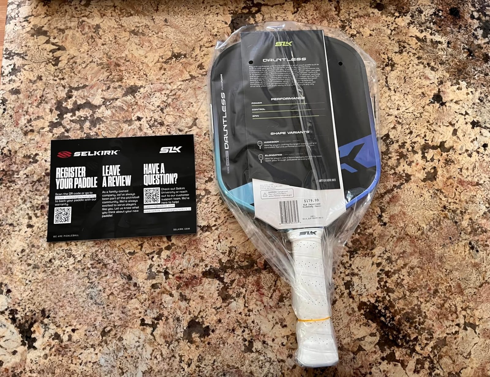 Selkirk Sport SLK Dauntless Pickleball Paddles | Carbon Fiber Spin Control customer photo 2