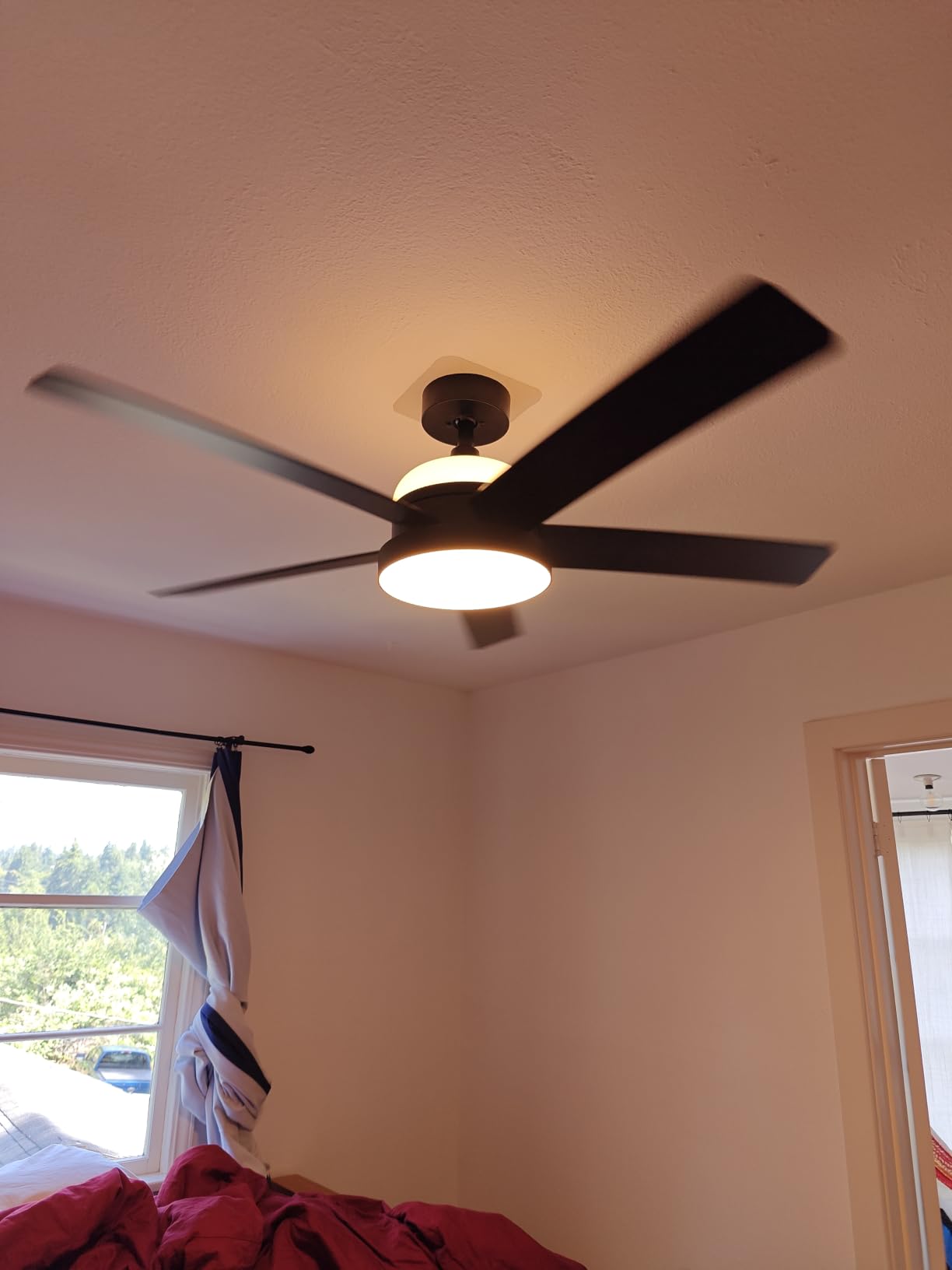 Govee Ceiling Fans with Lights and Remote, RGBIC Smart 52'' flush mount customer photo 2