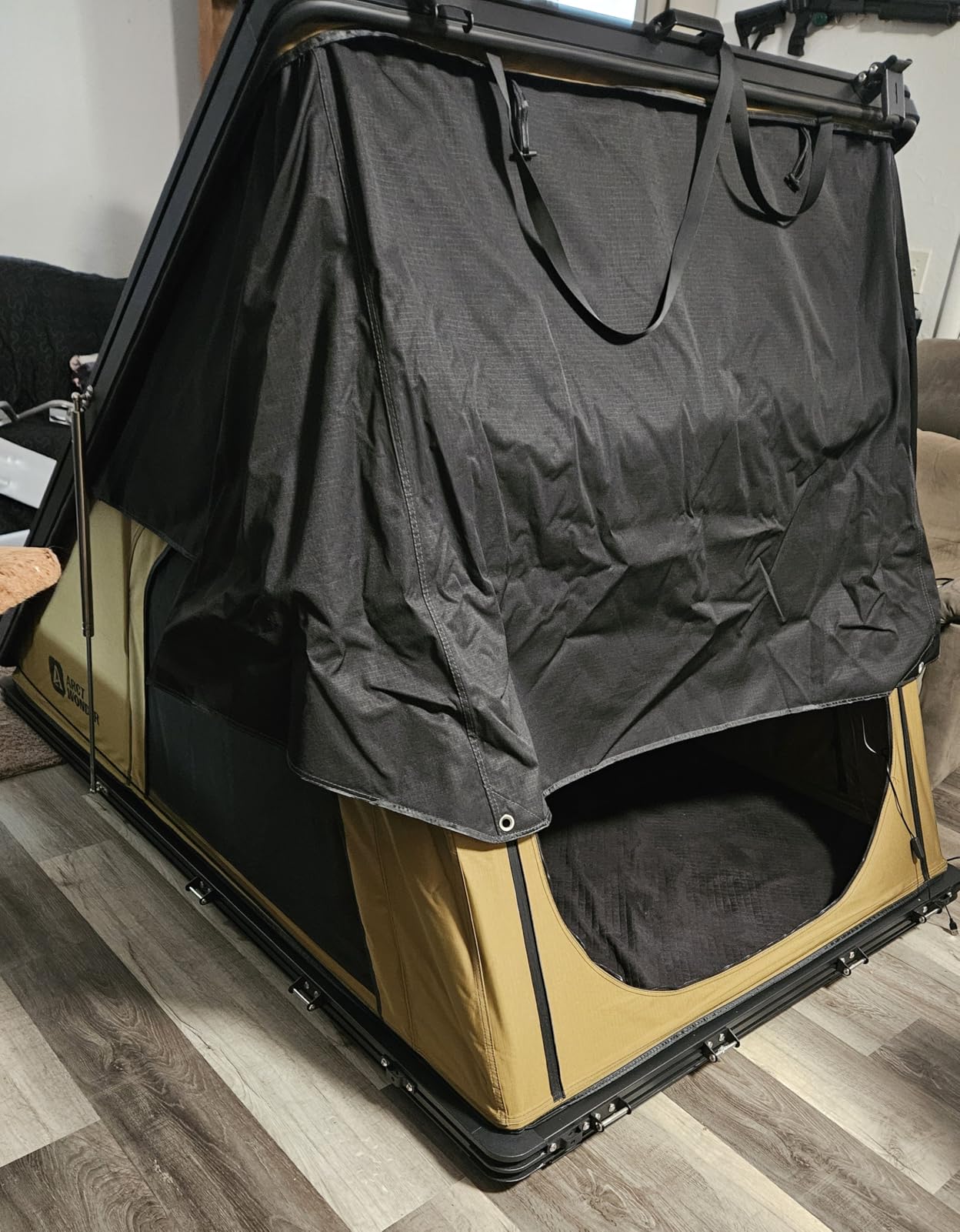 Rooftop Tent Hard Shell with Winter Thermal Layer,Pop Up Car Roof Top Tent customer photo 2