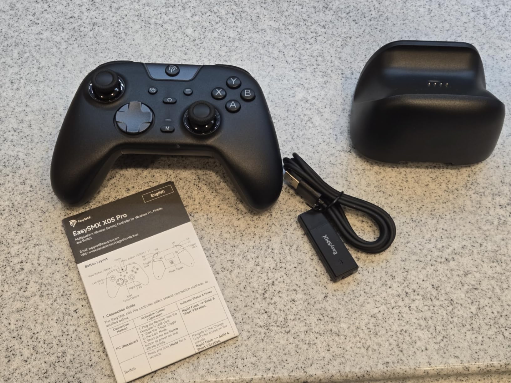 EasySMX X05Pro Wireless PC Gaming Controller with Smart Charging Dock customer photo 1