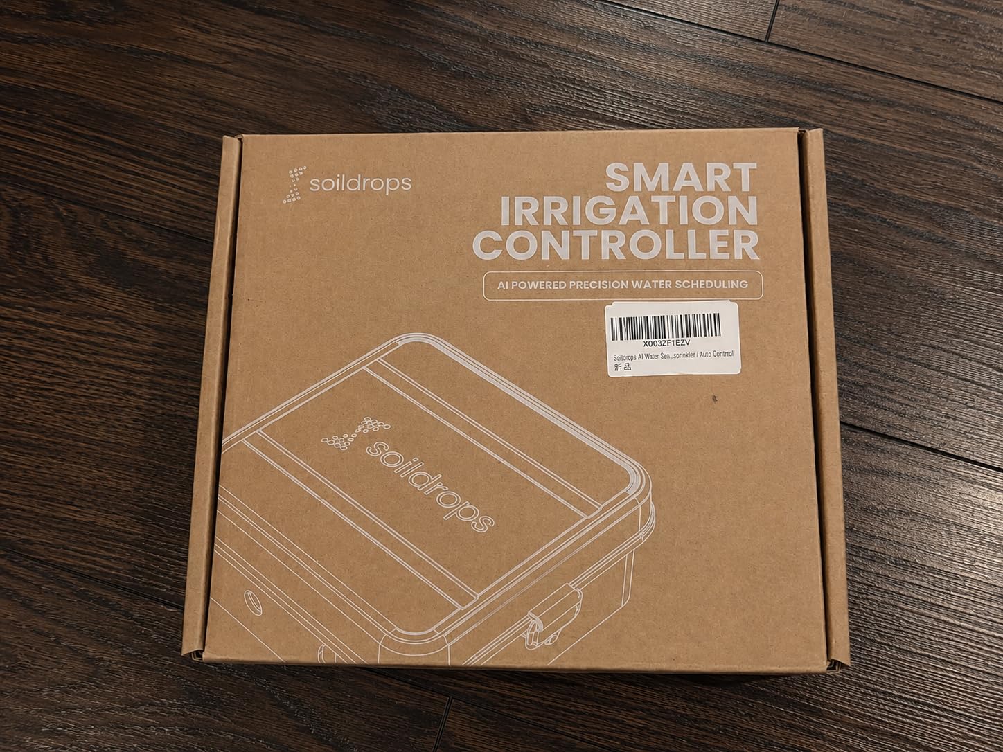 8-Zone WiFi Smart Sprinkler Controller Irrigation Timer System | IP54 weather resistant indoor/outdoor install, no subscription required, rain skip, app control, and sensor ready watering customer photo 2