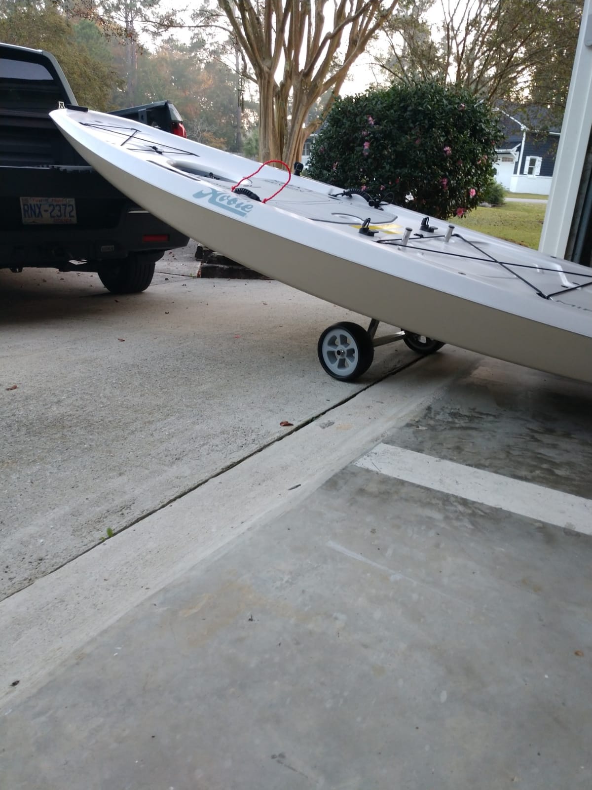 GanFindX Kayak Cart with Kayak Wheels, 240 lbs Heavy Duty Stainless Steel customer photo 2