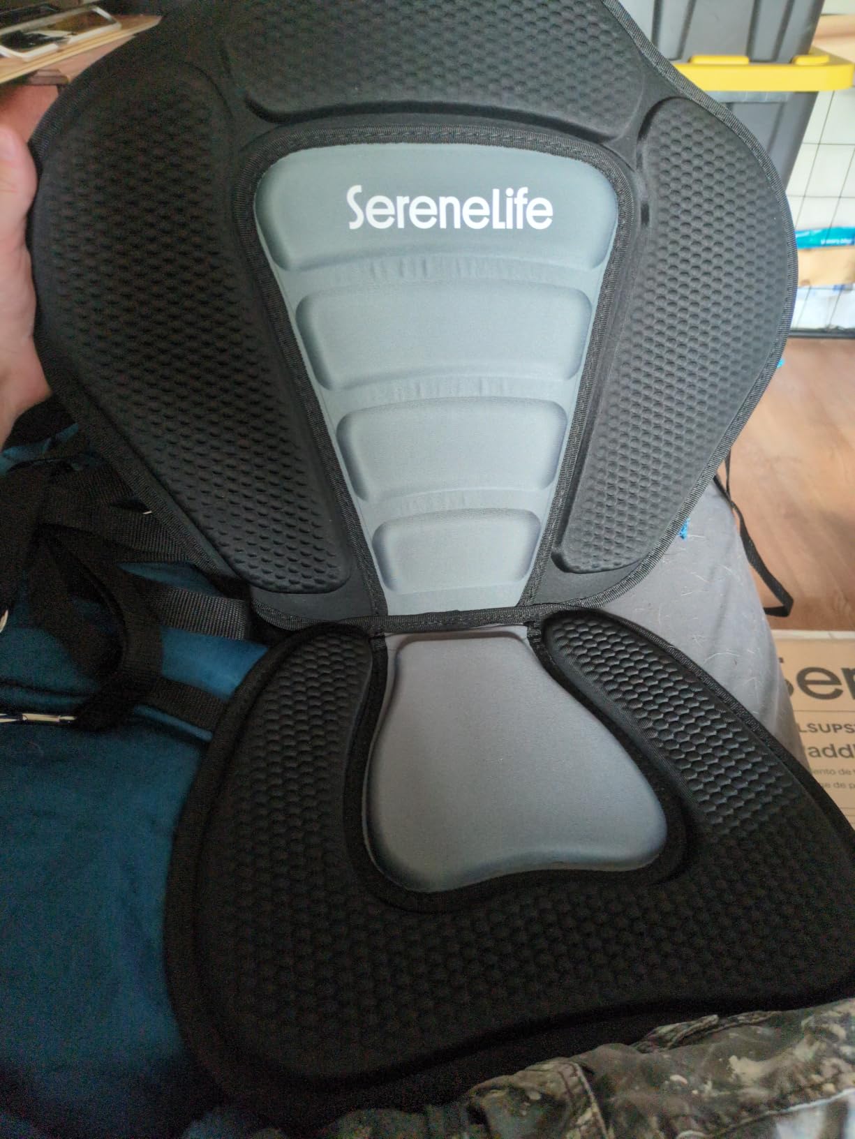 SereneLife Detachable SUP Seat | Adjustable Paddle Board Seat for Kayaks & Paddleboards | Ergonomic High Back Support, Kayak Seats for All Body Sizes | Suitable Fishing Boats & Rowboats customer photo 2