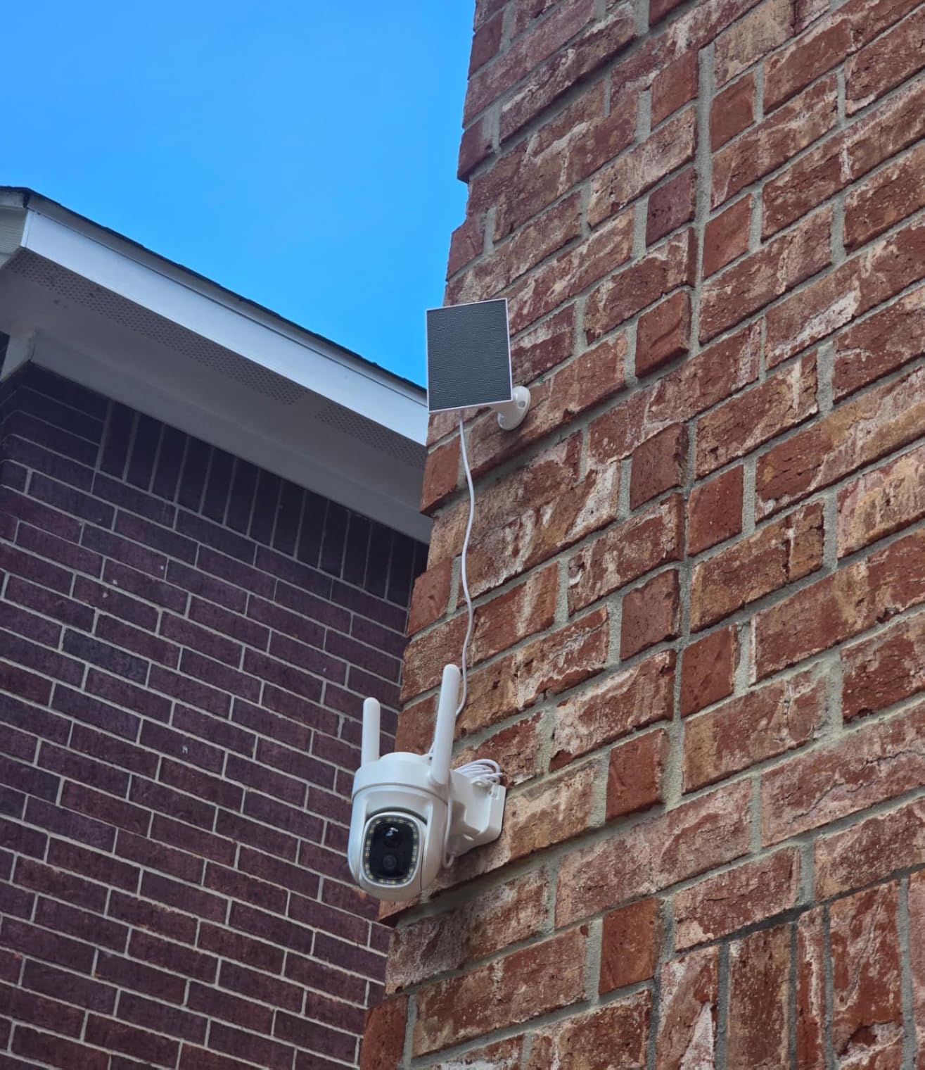 4K Solar Security Cameras Wireless Outdoor with Local Storage Base | No Subscription or Monthly Fees, 360° Pan & Tilt with Auto Human Tracking, 5G & 2.4G Router Compatible, 4 Cam Kit for Home Security customer photo 1