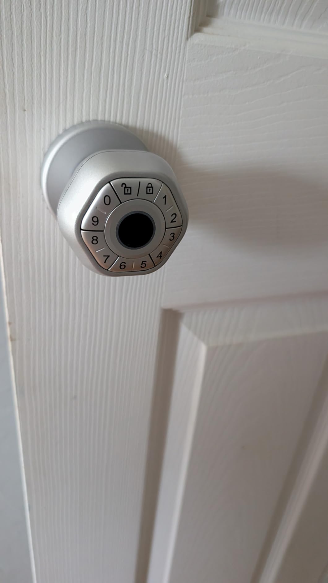Fingerprint Door Lock - Smart Door Handle with Keypad, Biometric Door Knob for Bedroom, Home Office customer photo 2