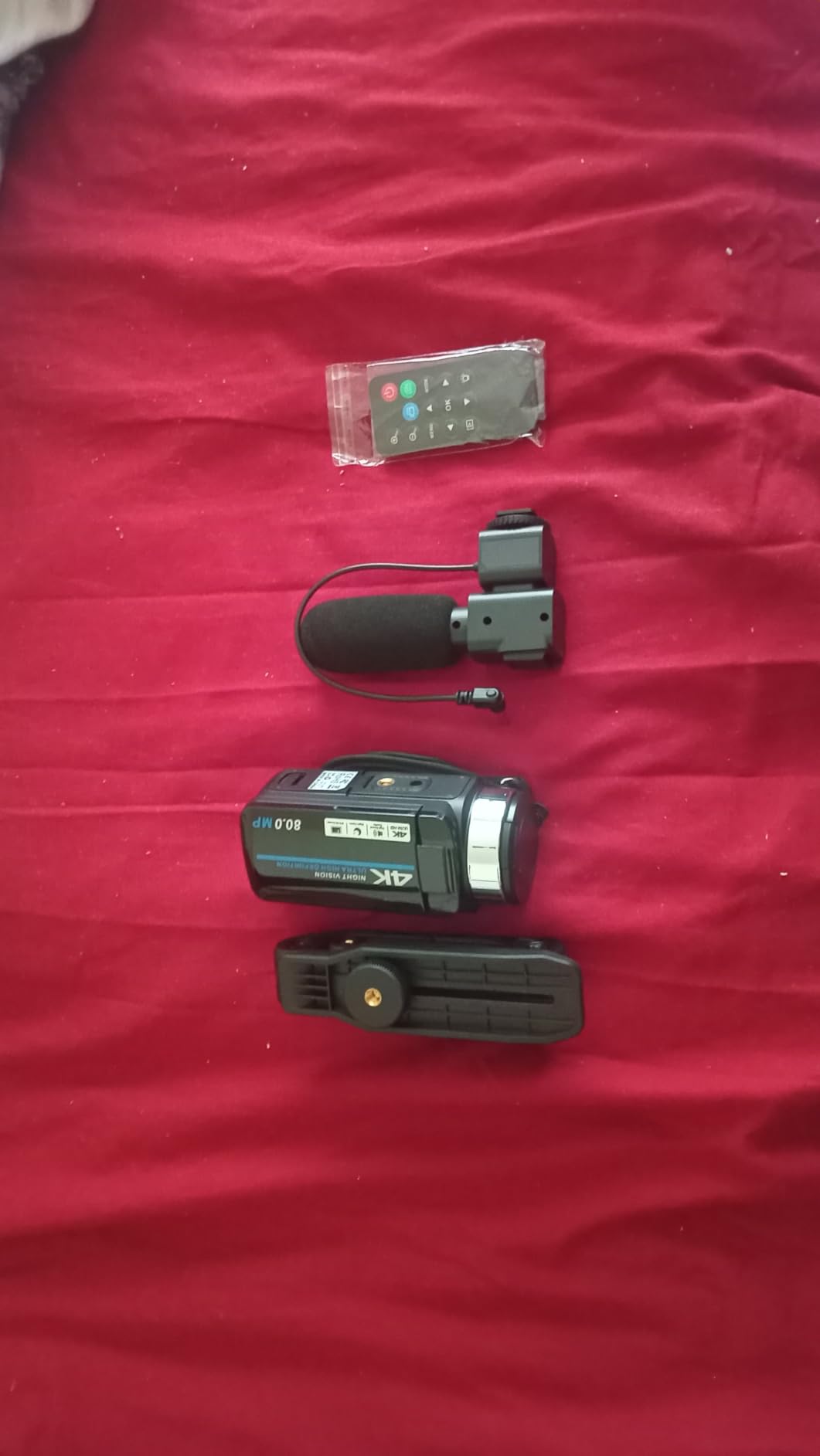 4K 80MP Camcorder Video Camera 18X Zoom Vlogging Camera for YouTube Webcam | Autofocus, IR Night Vision, 3.0