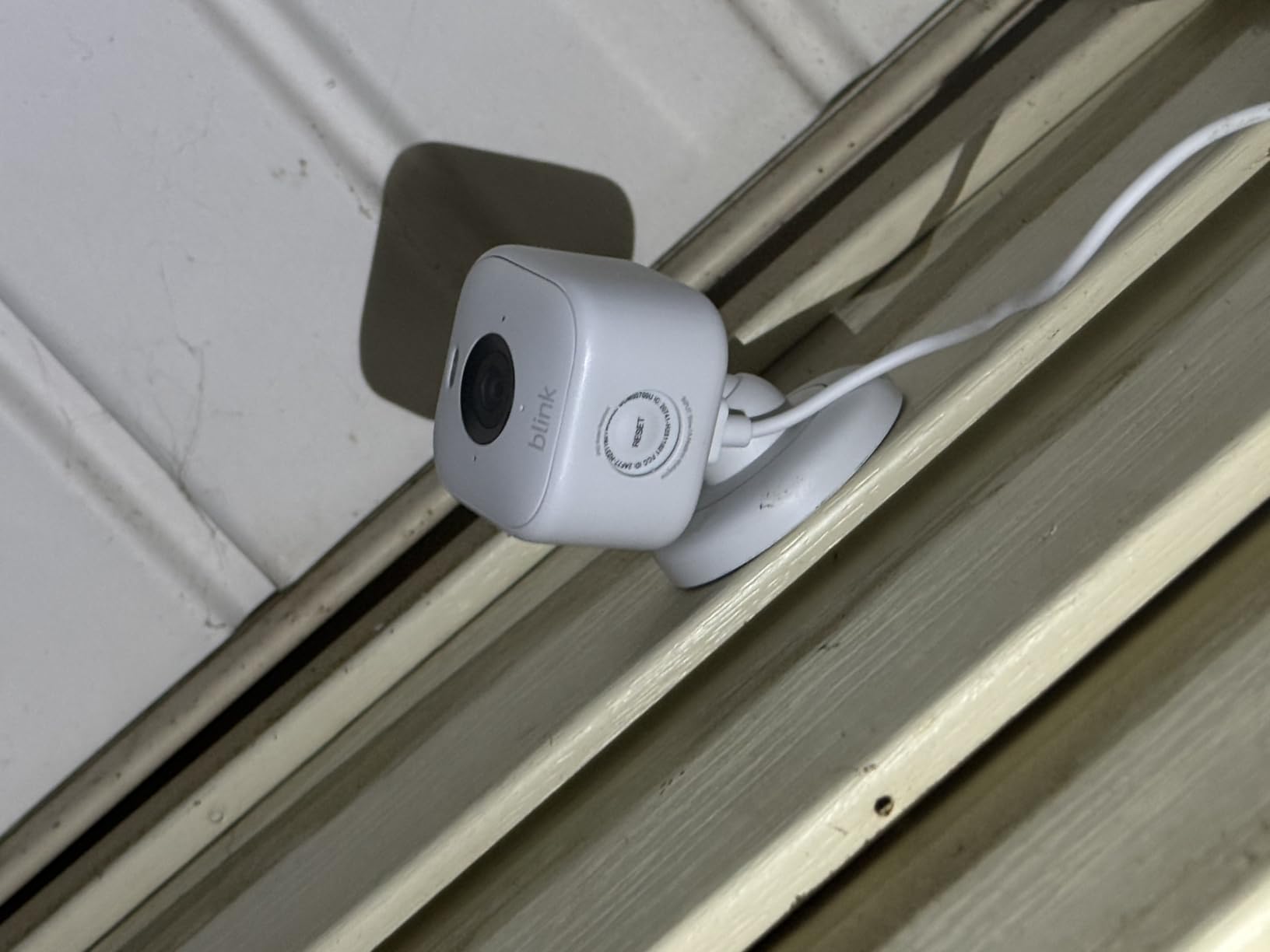 Blink Mini 2 - Home Security & Pet Camera with HD video, color night view, motion detection, two-way audio, and built-in spotlight - 2 camera (White) customer photo 2