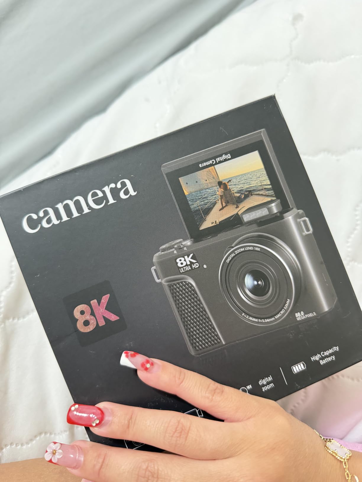 8K Digital Camera, 88MP Autofocus Camera for Beginners & Photography, WiFi | 8K Video, 88MP camera for photography, 18X Digital Zoom, 3