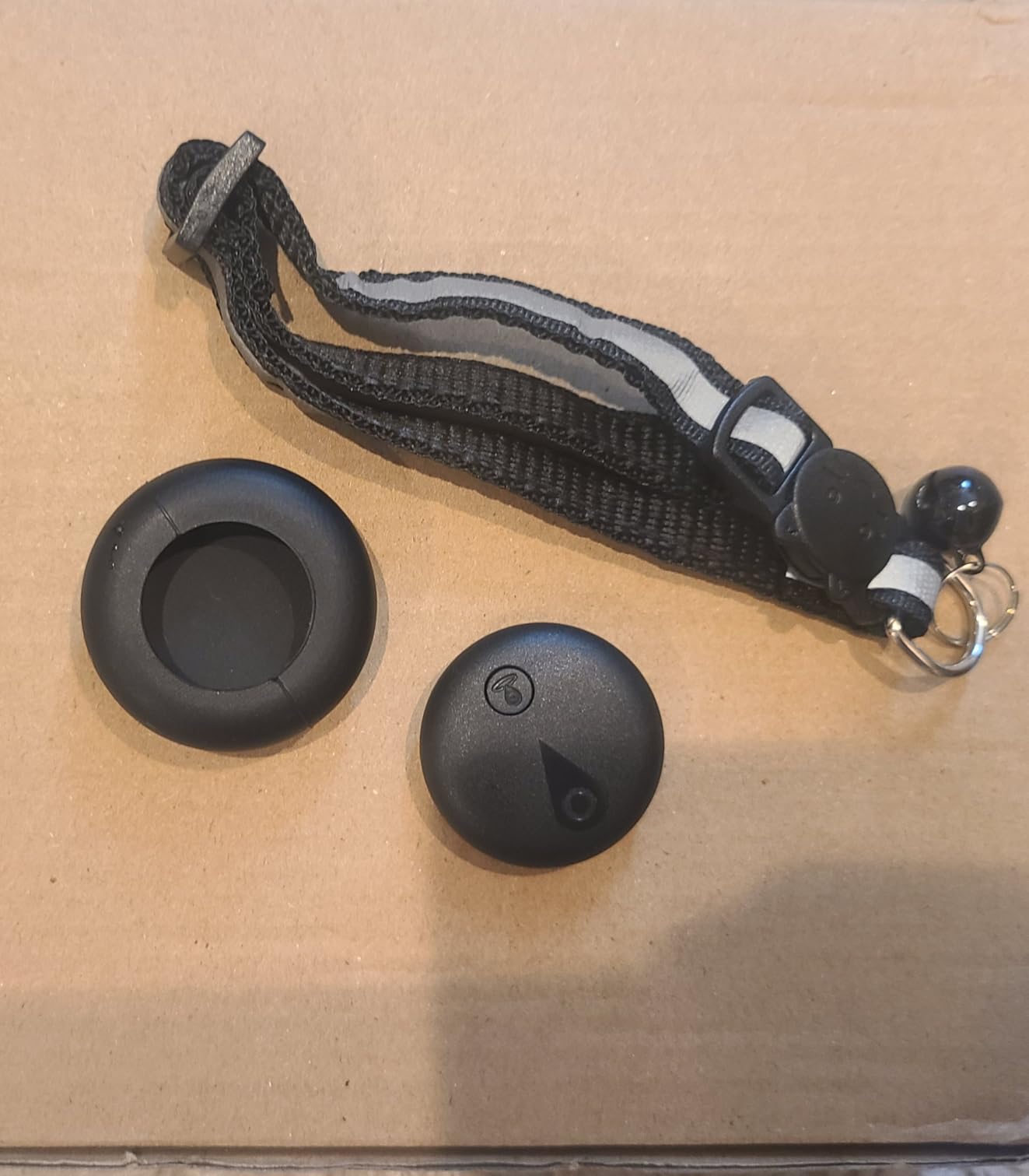 GPS Pet Tracker for Dogs & Cats, Smart Collar with Real-Time Location | No Monthly Fee, Activity Monitoring, Adjustable Reflection Strap, Find My Compatible, Lightweight Wear, Plug And Play customer photo 1