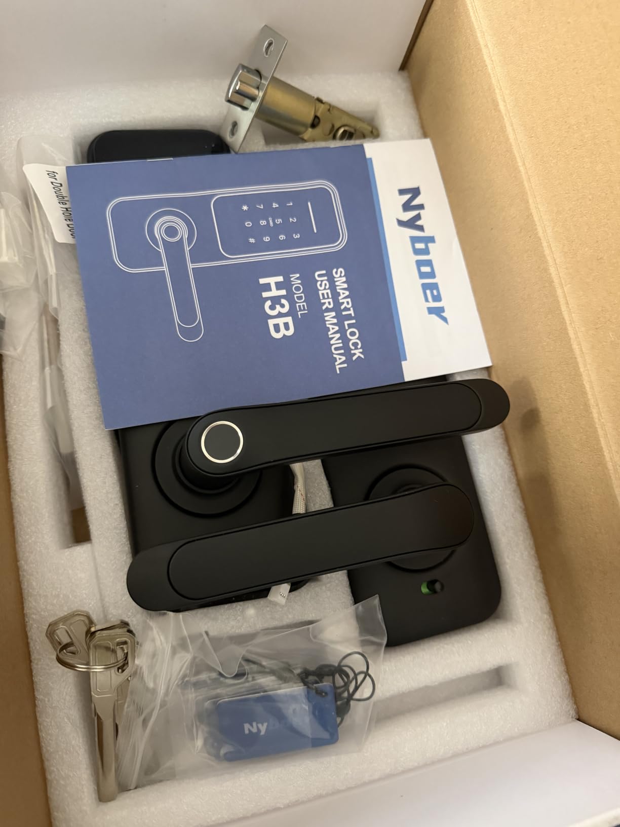 WiFi Video Smart Keypad Door Lock with Camera and Doorbell, Keyless Entry | Electronic Digital Lock for Front Door, Rechargeable Lithium Battery, Two-way Talk, Easy Installation customer photo 2