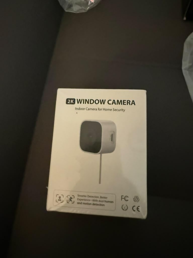 (2 Pack) 2K 3MP Window Camera with Night Vision for Home Security | 5GHz & 2.4GHz WiFi Indoor Safeview Cameras, Anti-Glare Design, Motion & Human Detection, Easy & Quick Setup, 24/7 Recording customer photo 2