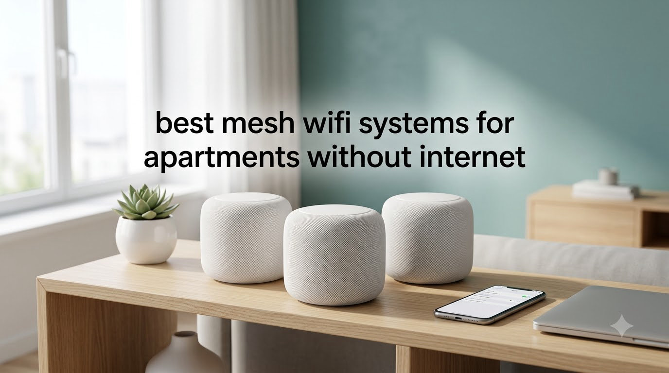 best mesh wifi systems for apartments without internet
