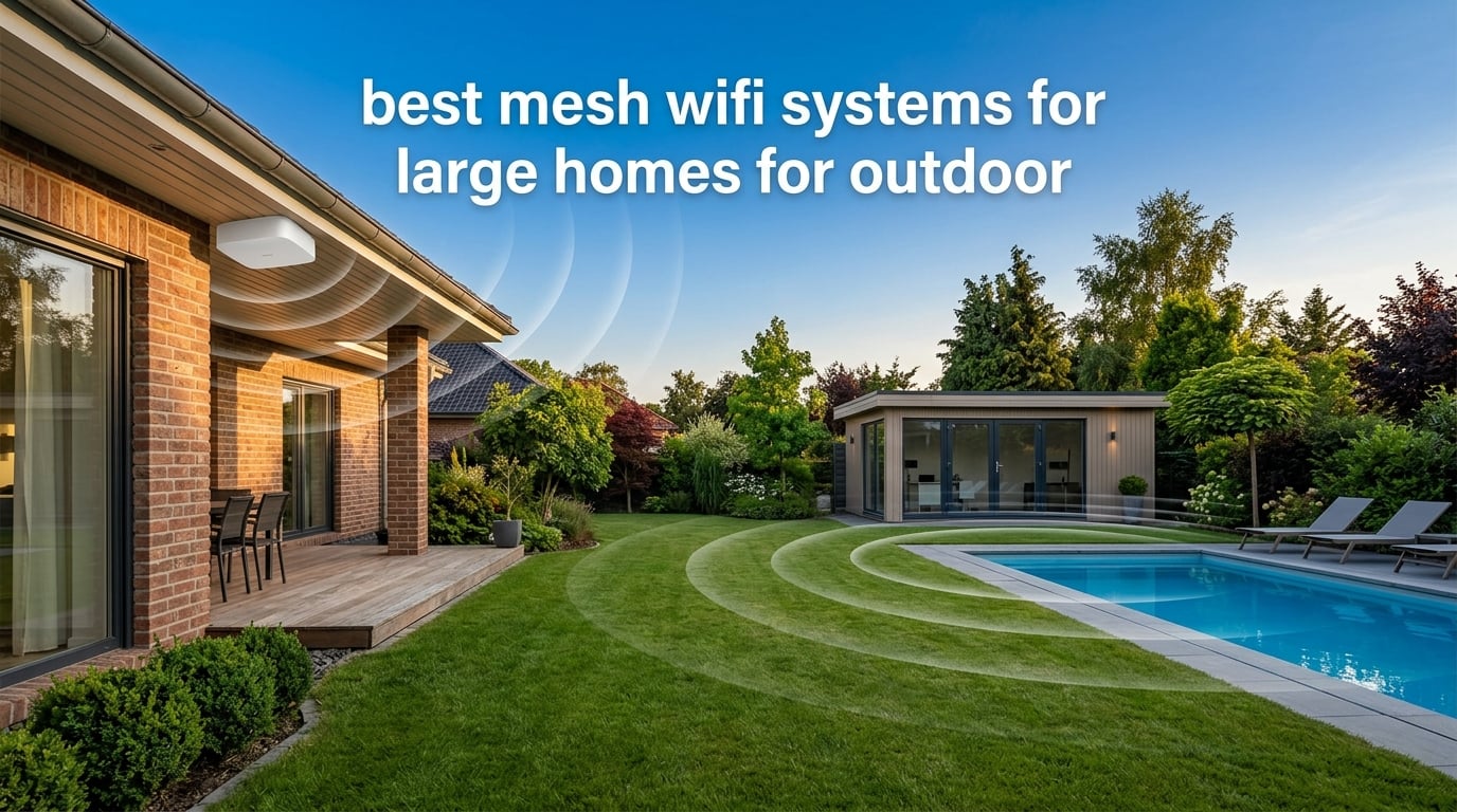 best mesh wifi systems for large homes for outdoor