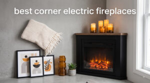 best corner electric fireplaces