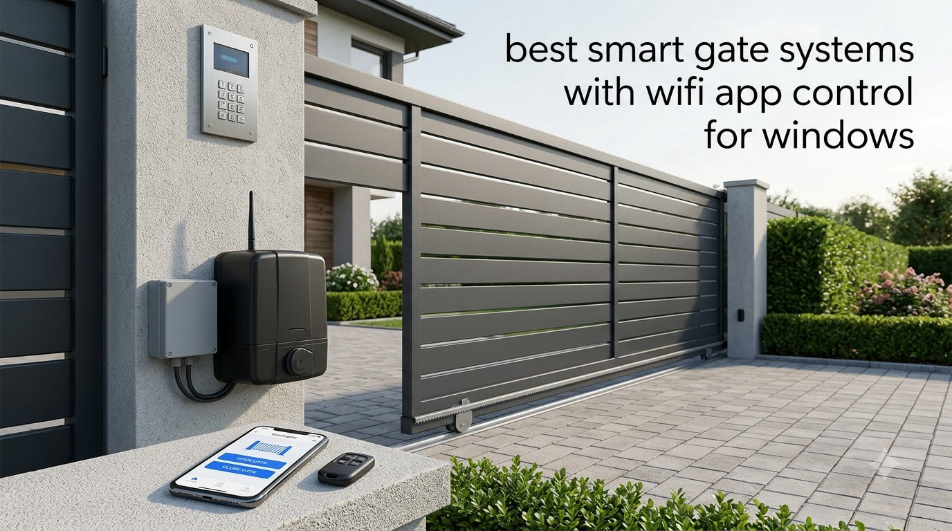best smart gate systems with wifi app control for windows
