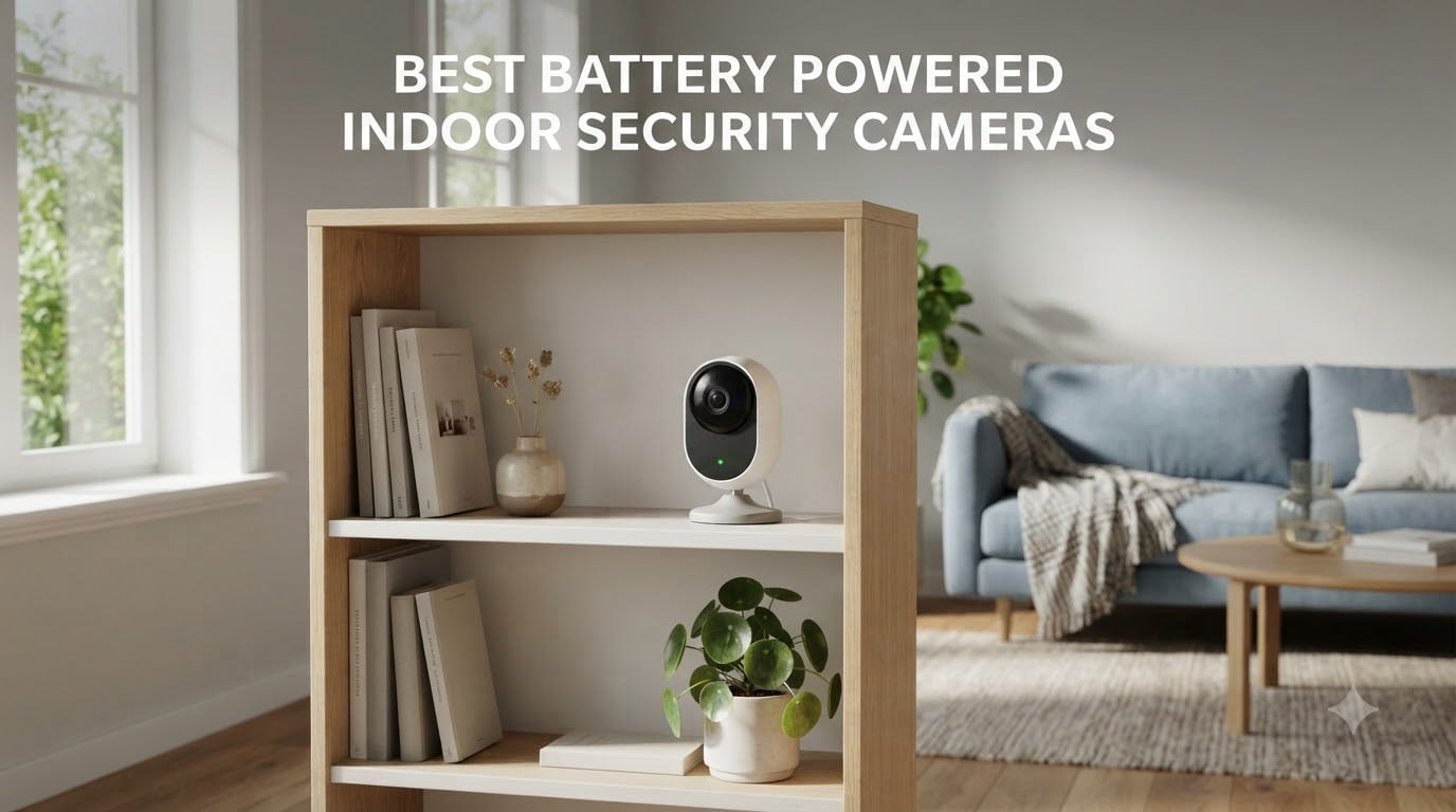 best battery powered indoor security cameras