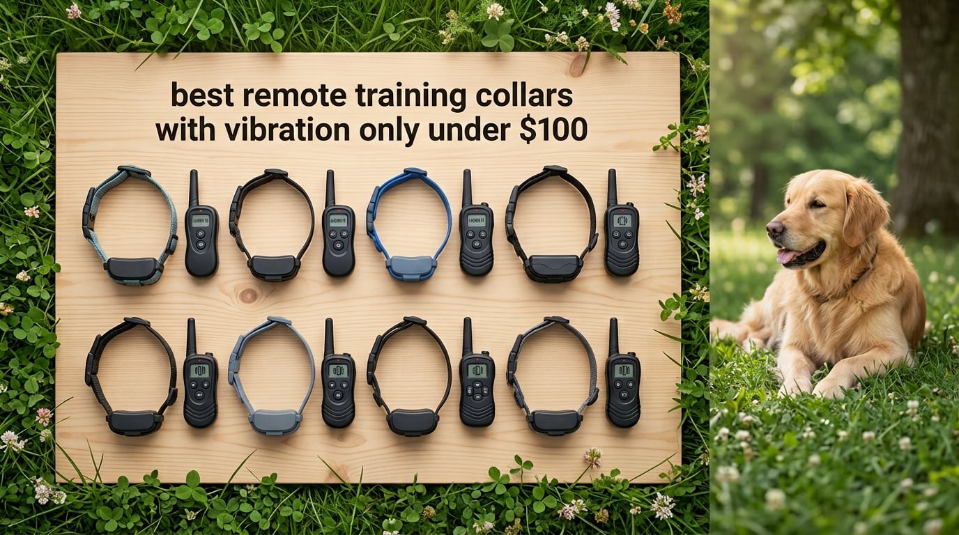 best remote training collars with vibration only under $100