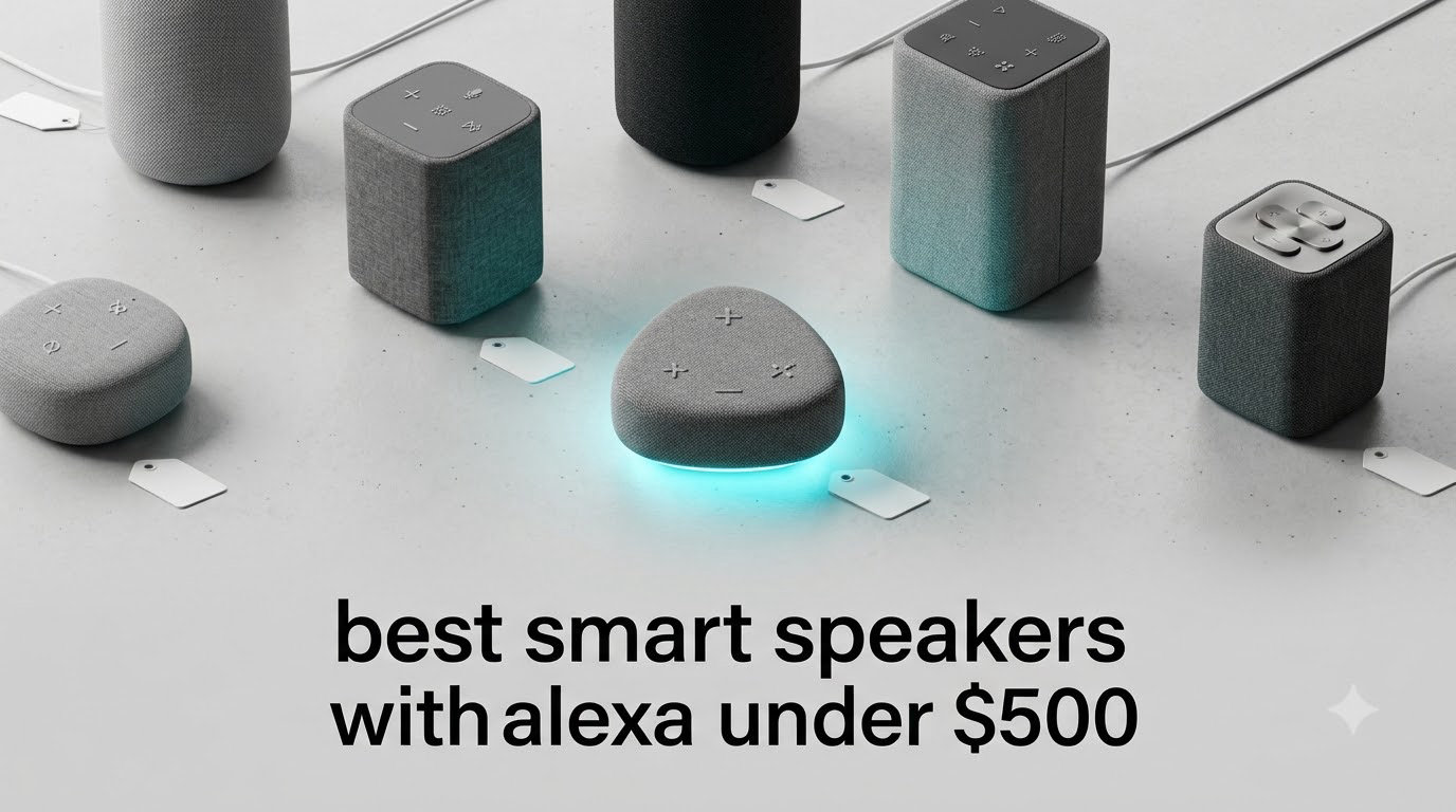 best smart speakers with alexa under $500