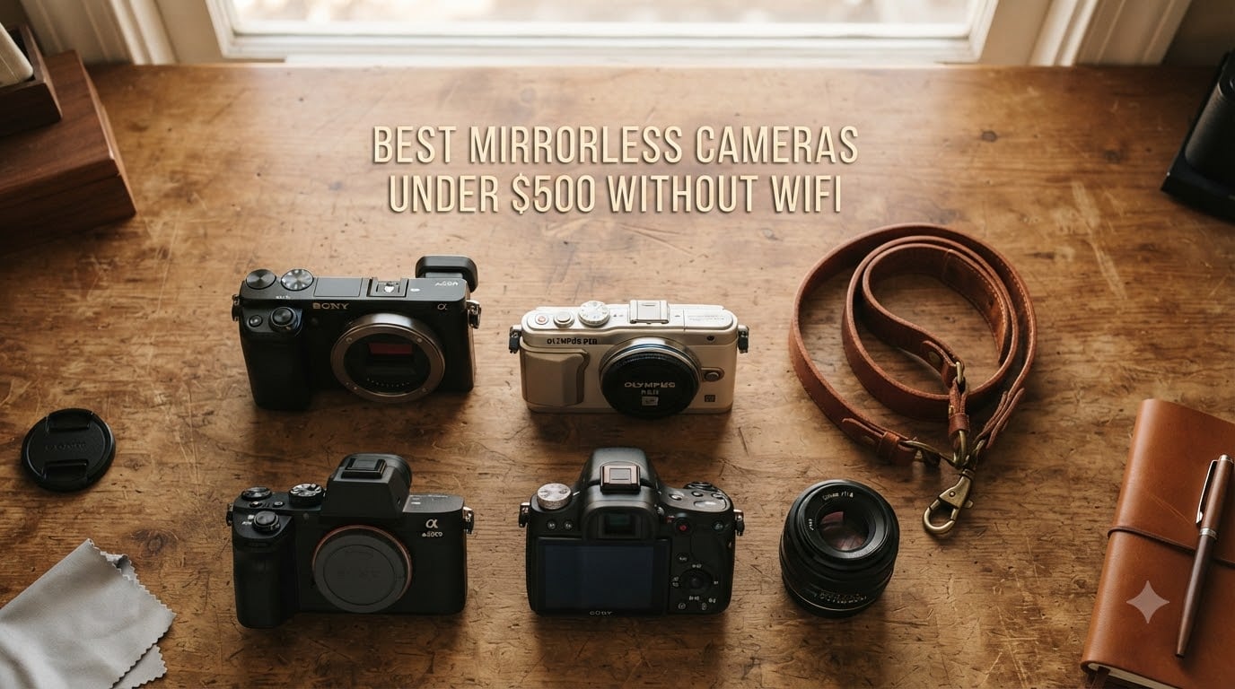 best mirrorless cameras under $500 without wifi