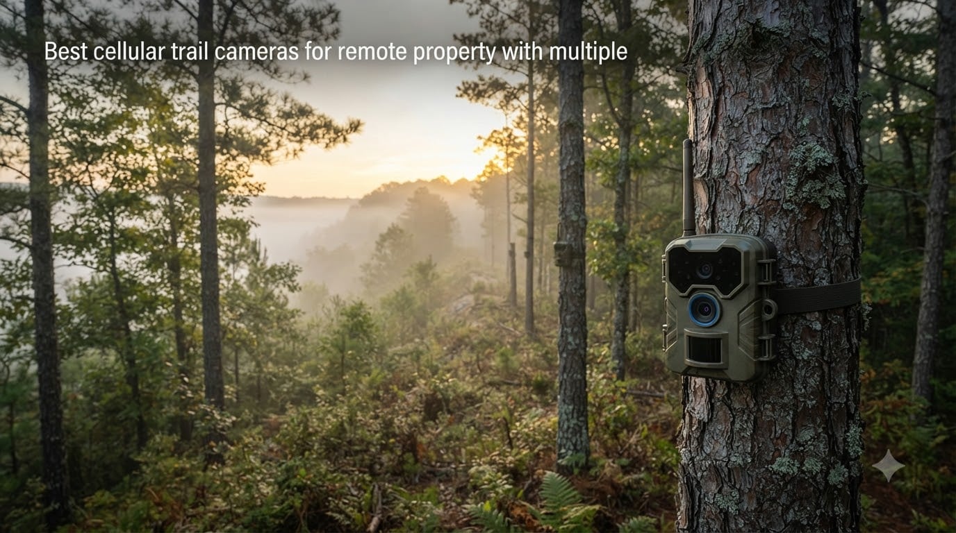 best cellular trail cameras for remote property with multiple