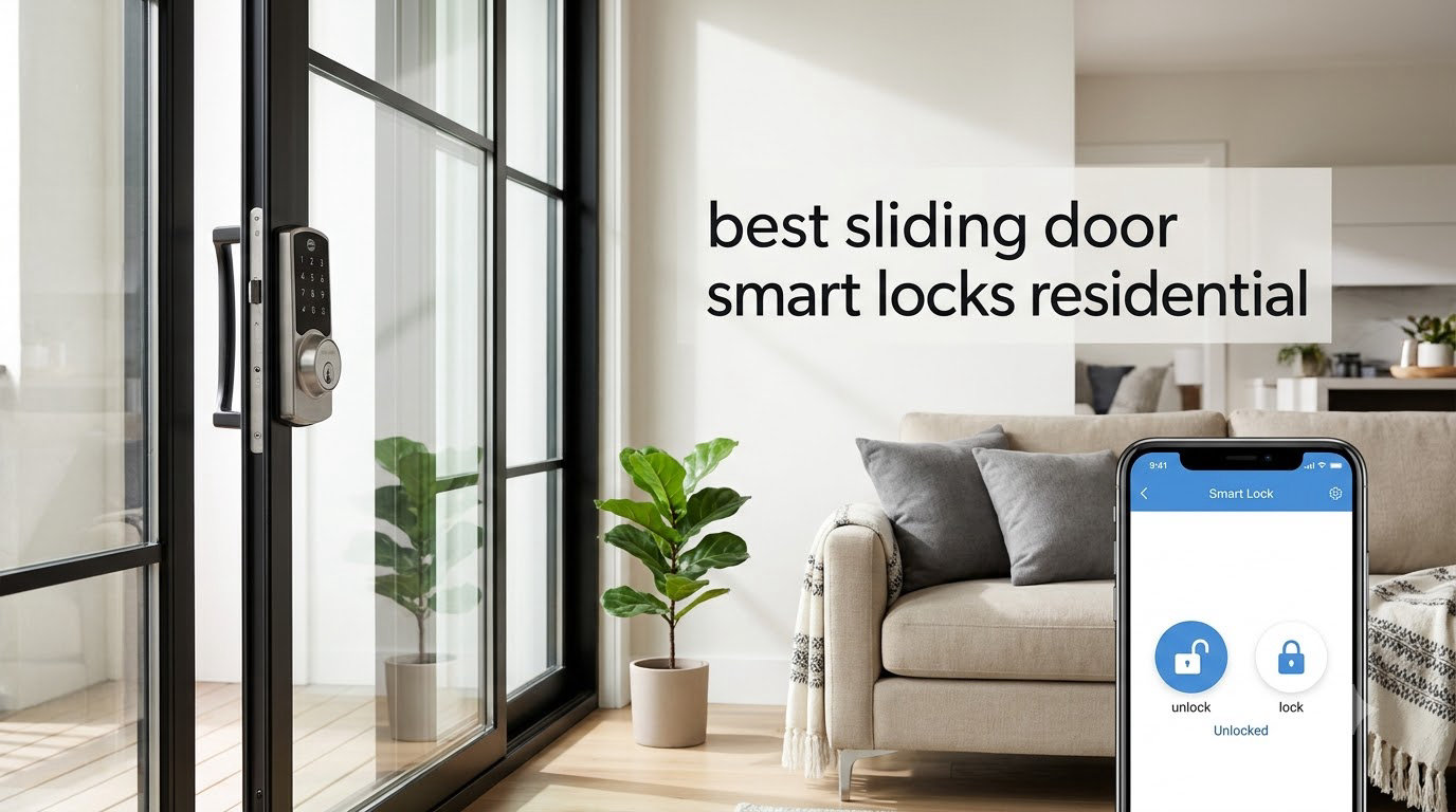 best sliding door smart locks residential
