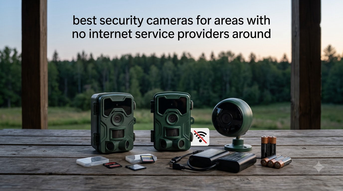 best security cameras for areas with no internet service providers around