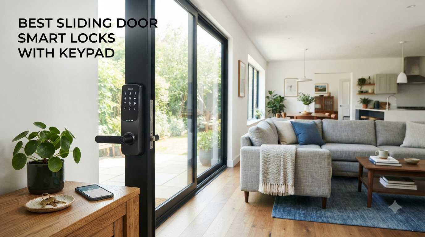 best sliding door smart locks with keypad