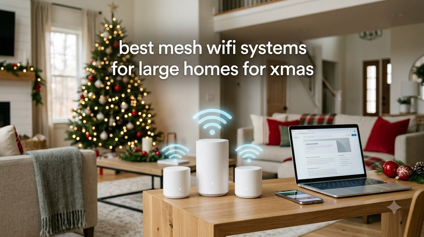 best mesh wifi systems for large homes for xmas
