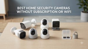 best home security cameras without subscription or wifi