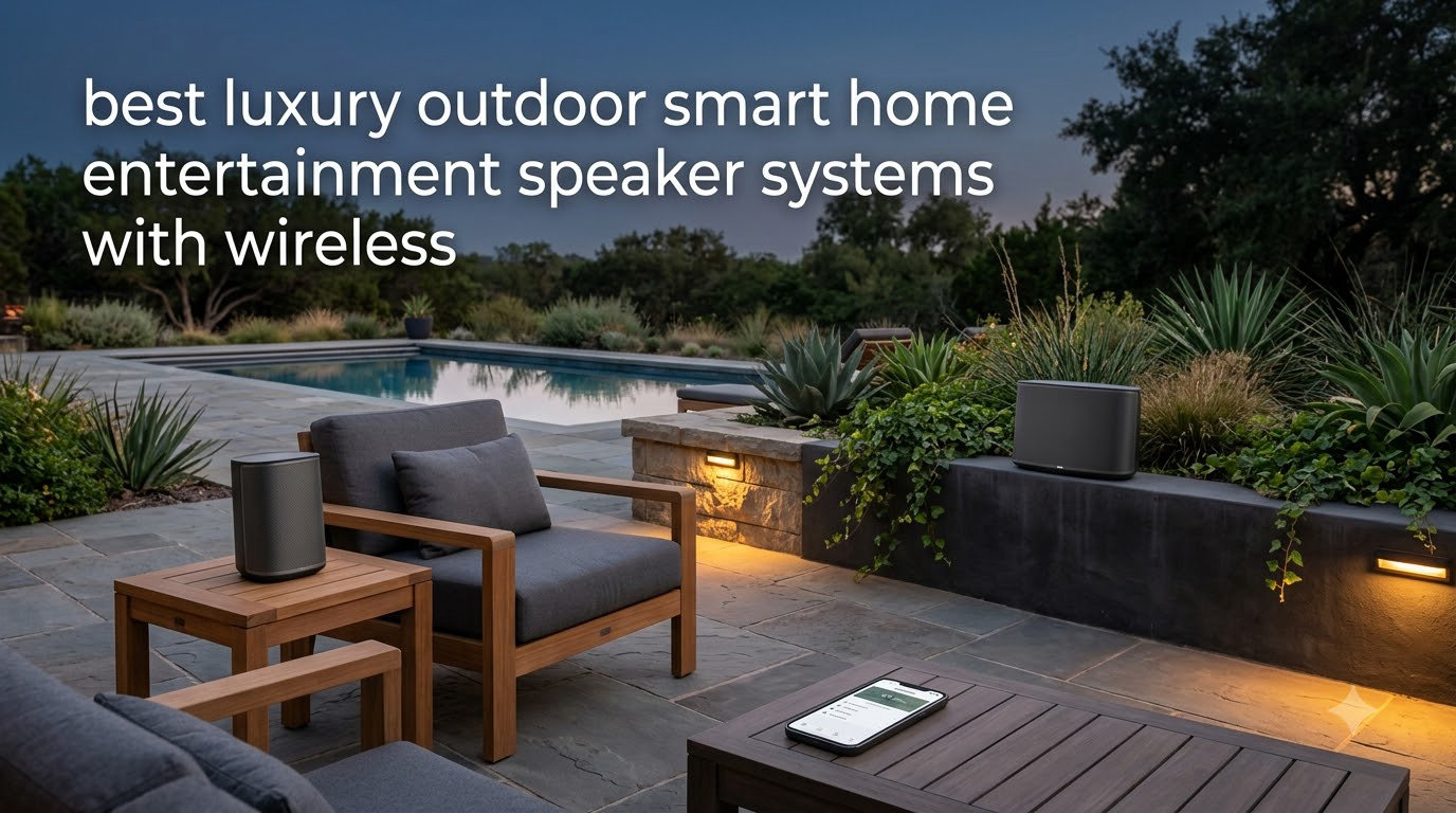 best luxury outdoor smart home entertainment speaker systems with wireless