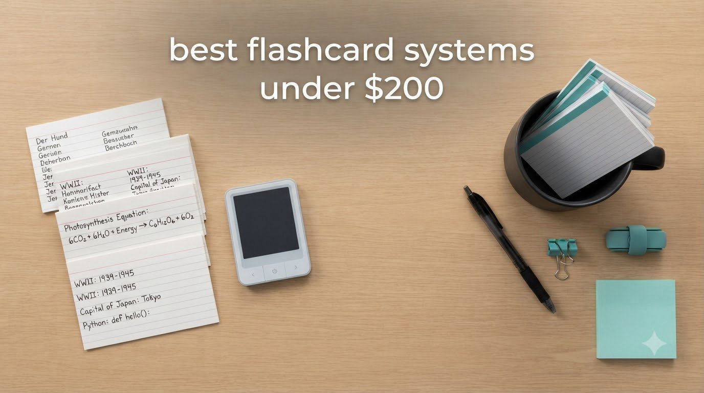 best flashcard systems under $200