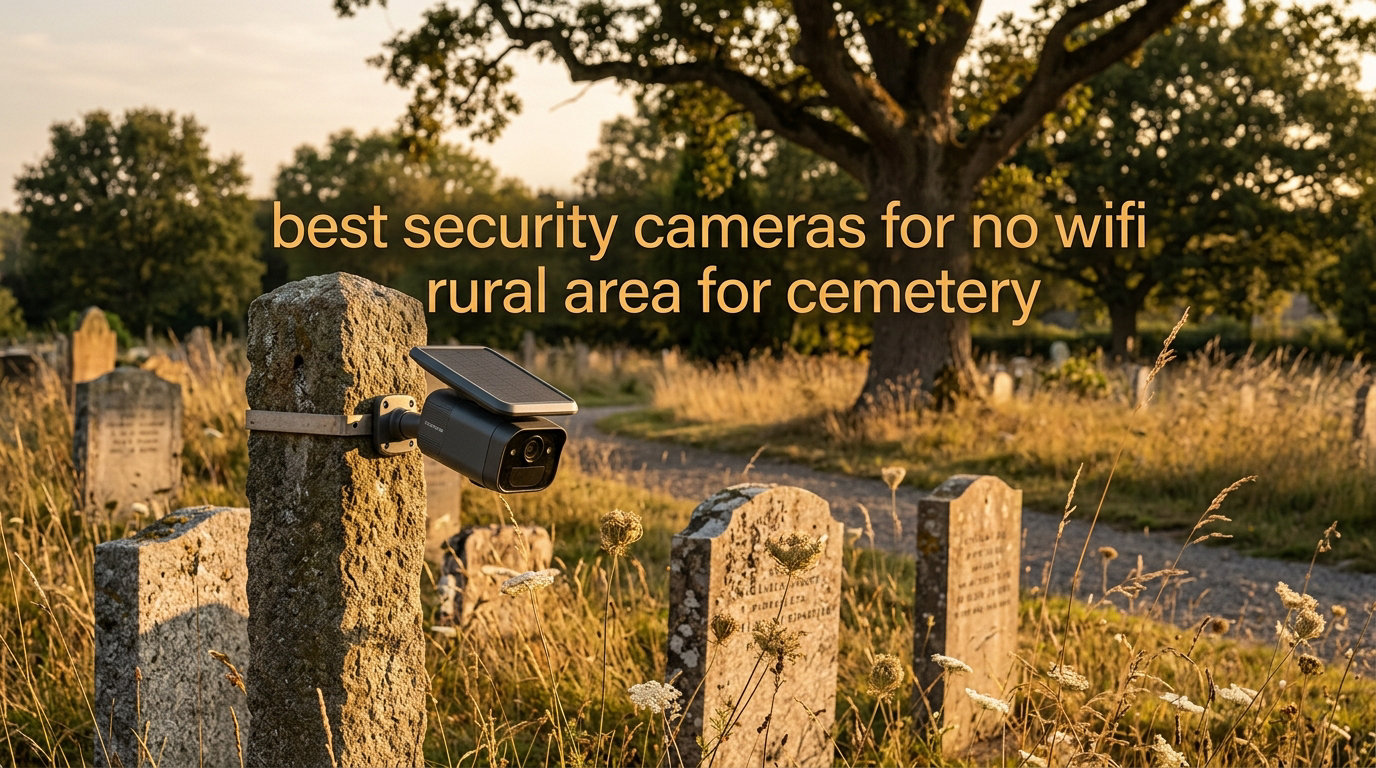 best security cameras for no wifi rural area for cemetery