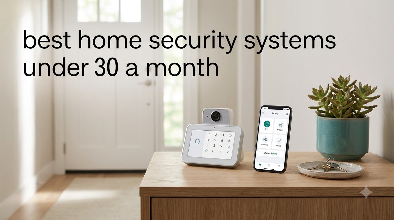 best home security systems under 30 a month