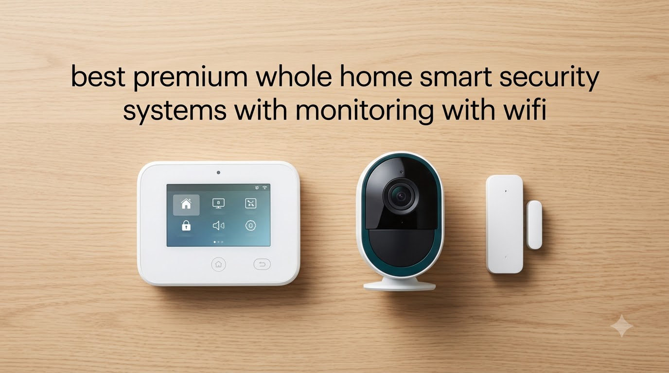 best premium whole home smart security systems with monitoring with wifi