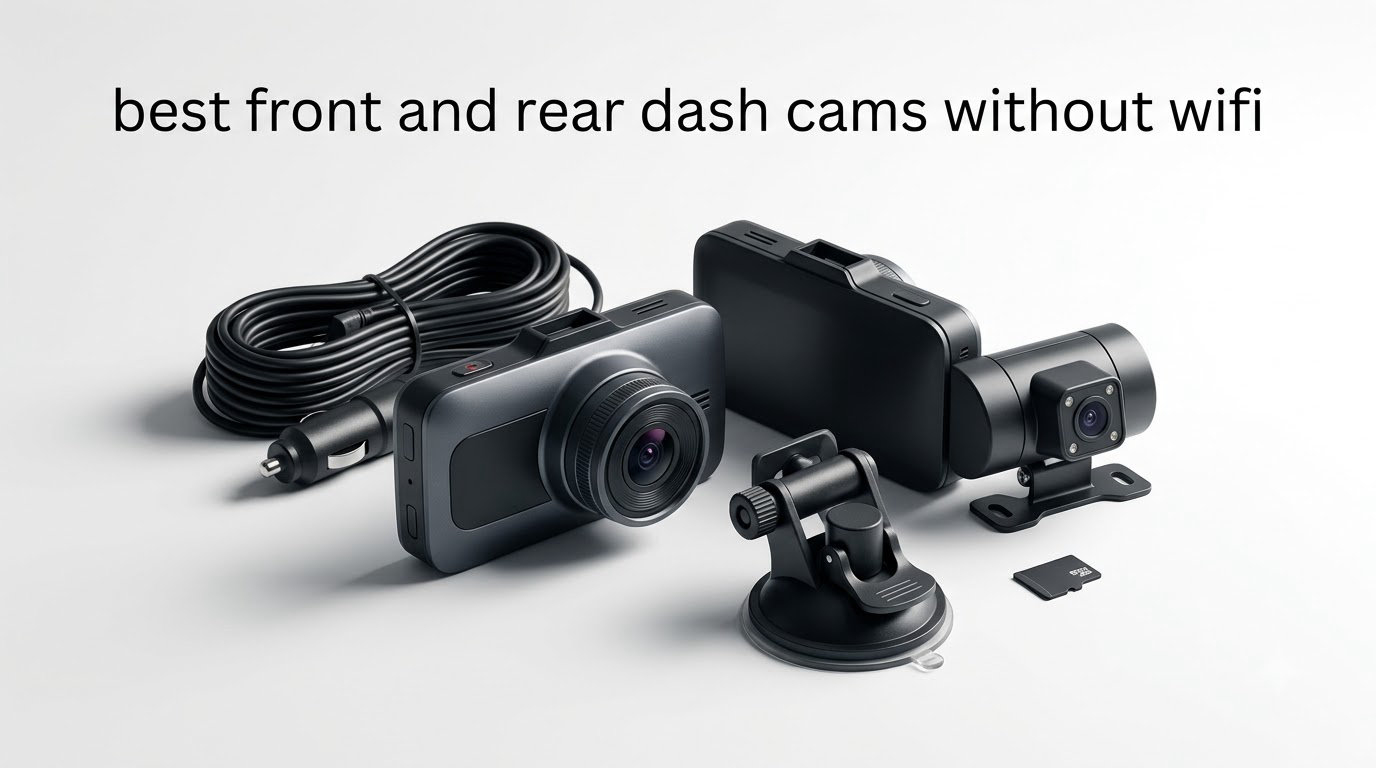 best front and rear dash cams without wifi