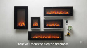 best wall mounted electric fireplaces