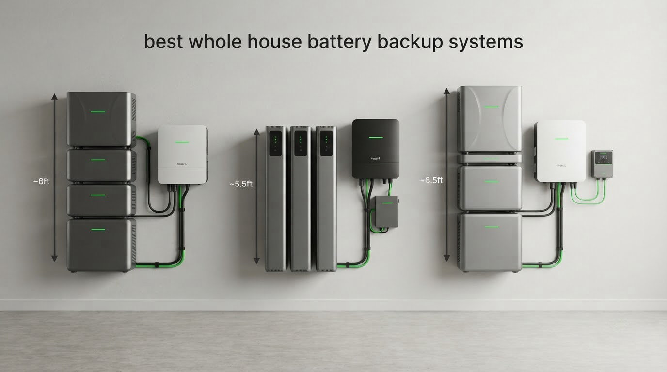 best whole house battery backup systems