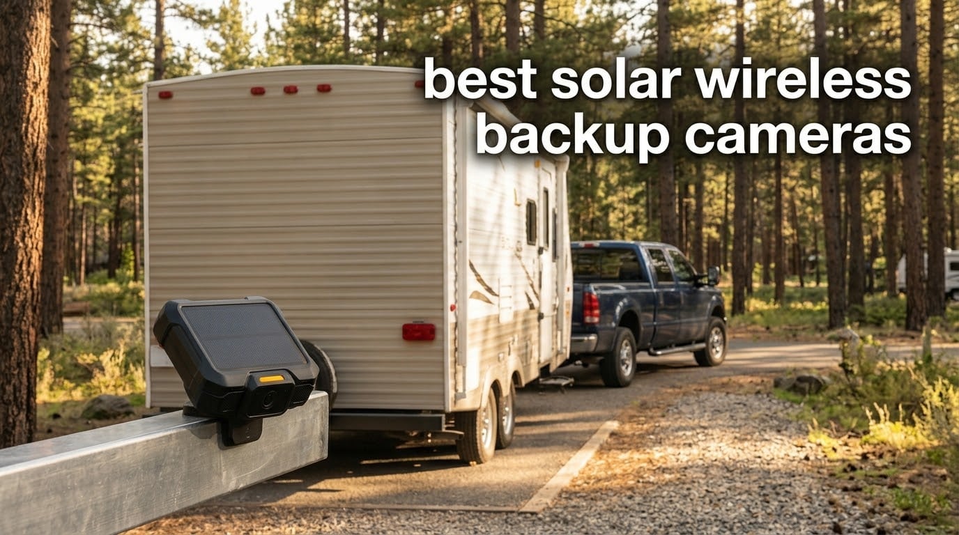 best solar wireless backup cameras