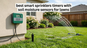 best smart sprinklers timers with soil moisture sensors for lawns