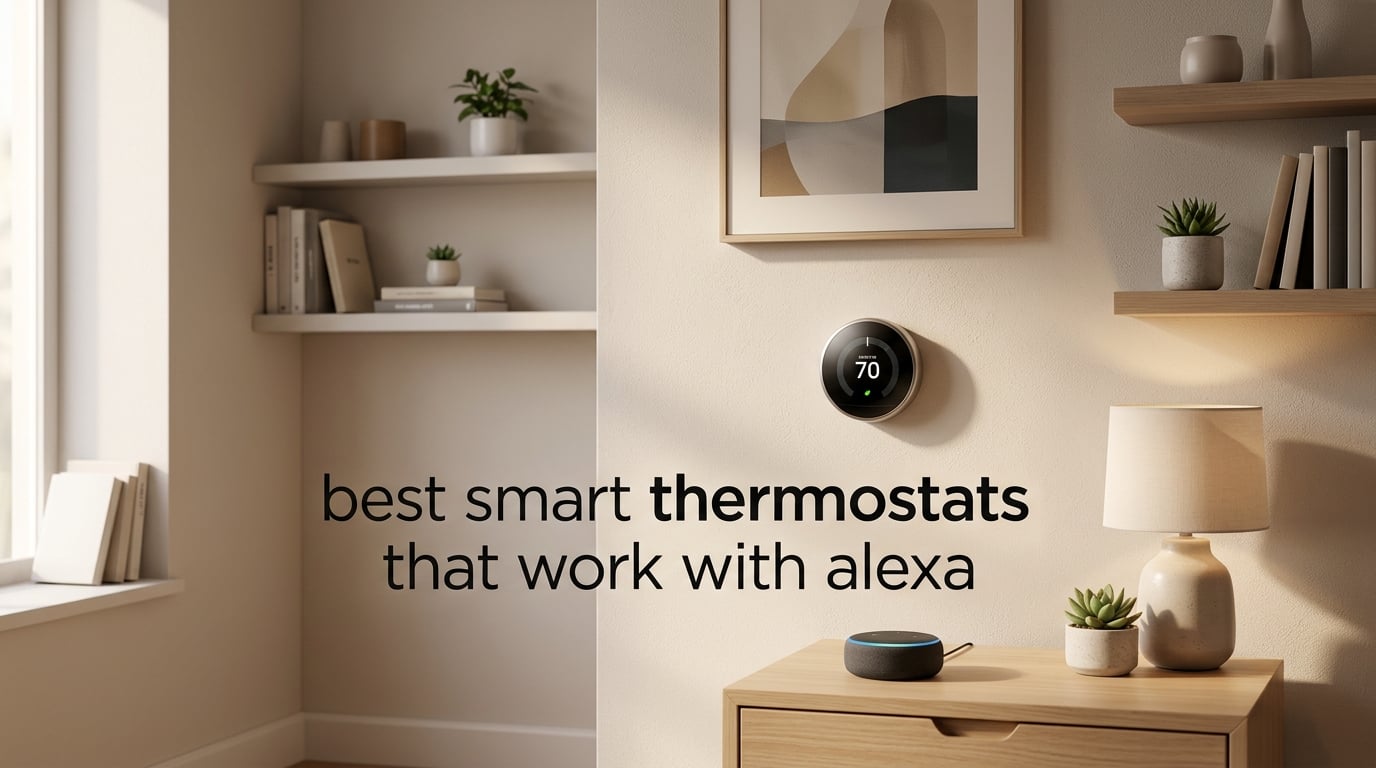 best smart thermostats that work with alexa